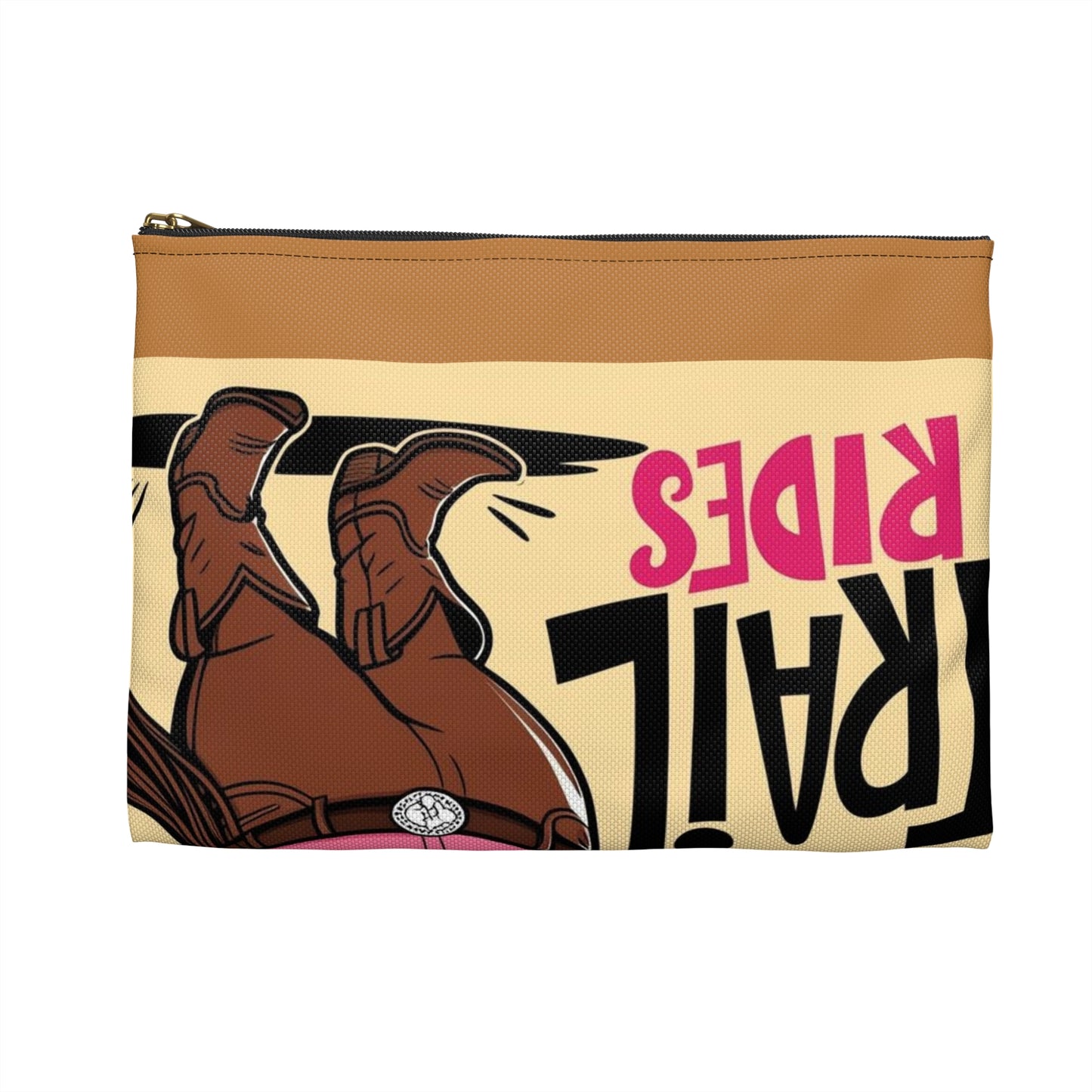 Thick Thighs Are For Trail Rides Accessory Pouch