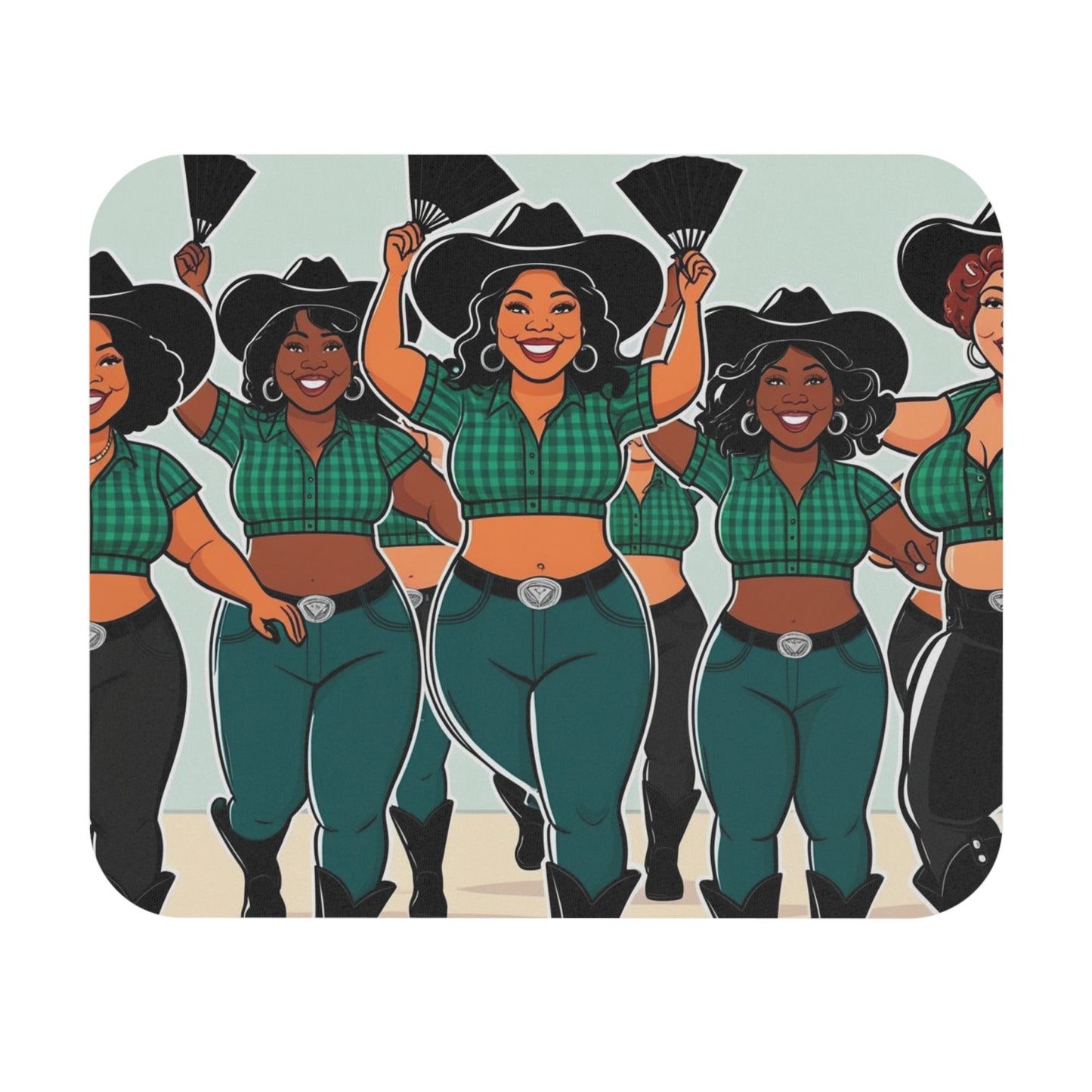 Group Dancers Mouse Pad