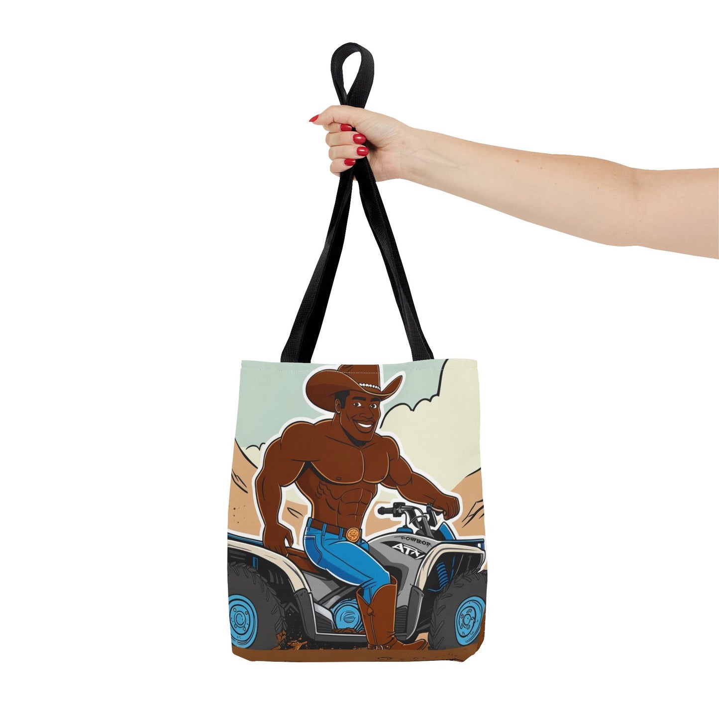 Big Cowboy Adventure Tote Bag