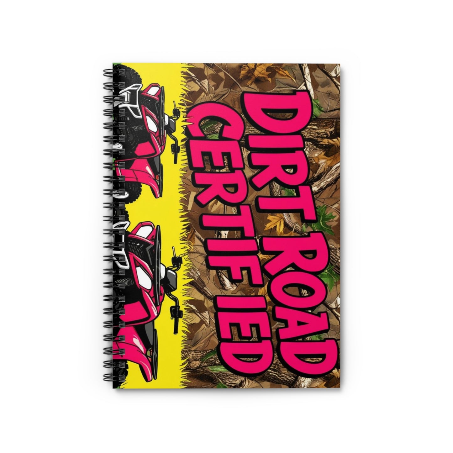 Dirt Road Certified Spiral Notebook - Ruled Line
