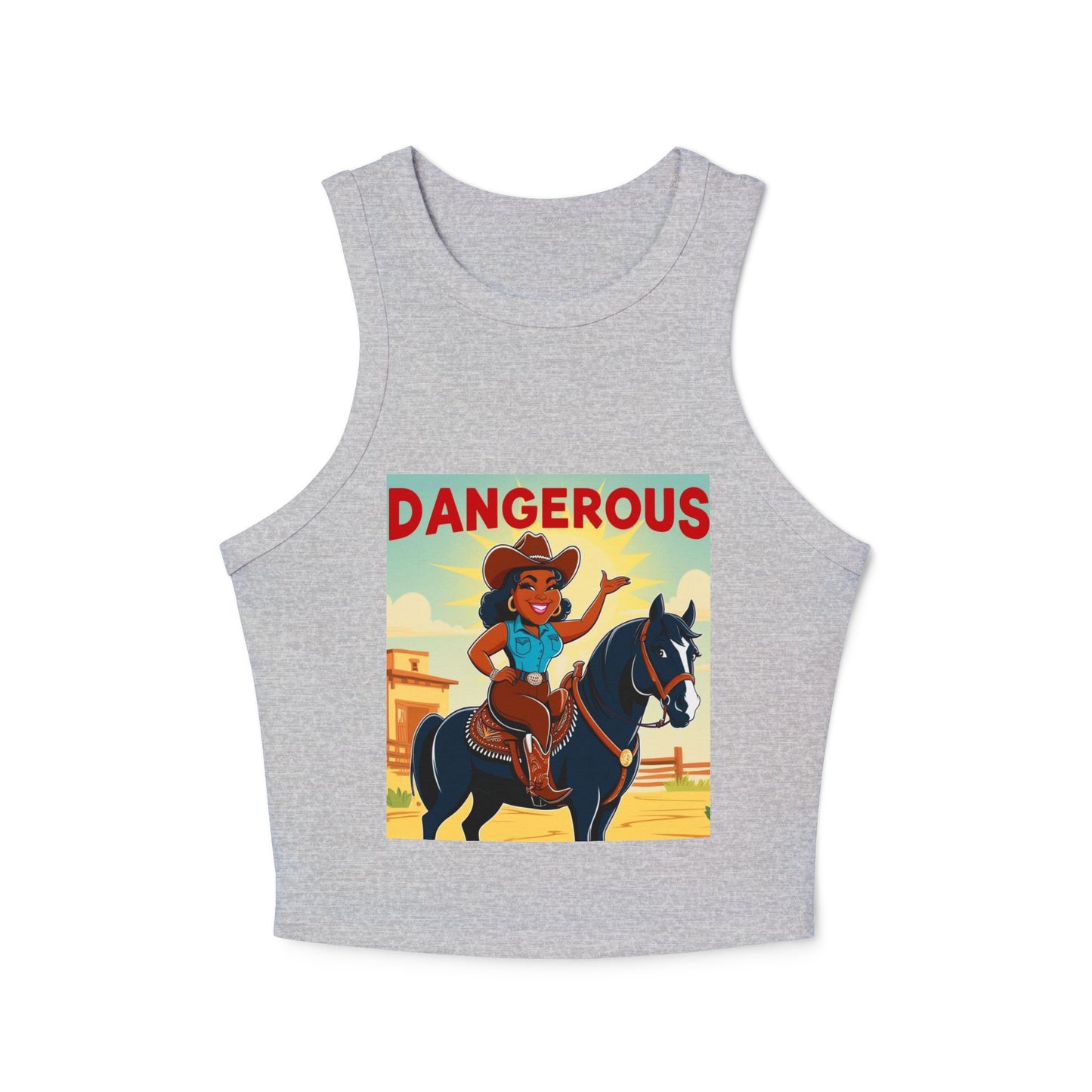 Dangerous Cowgirl Racer Tank Top