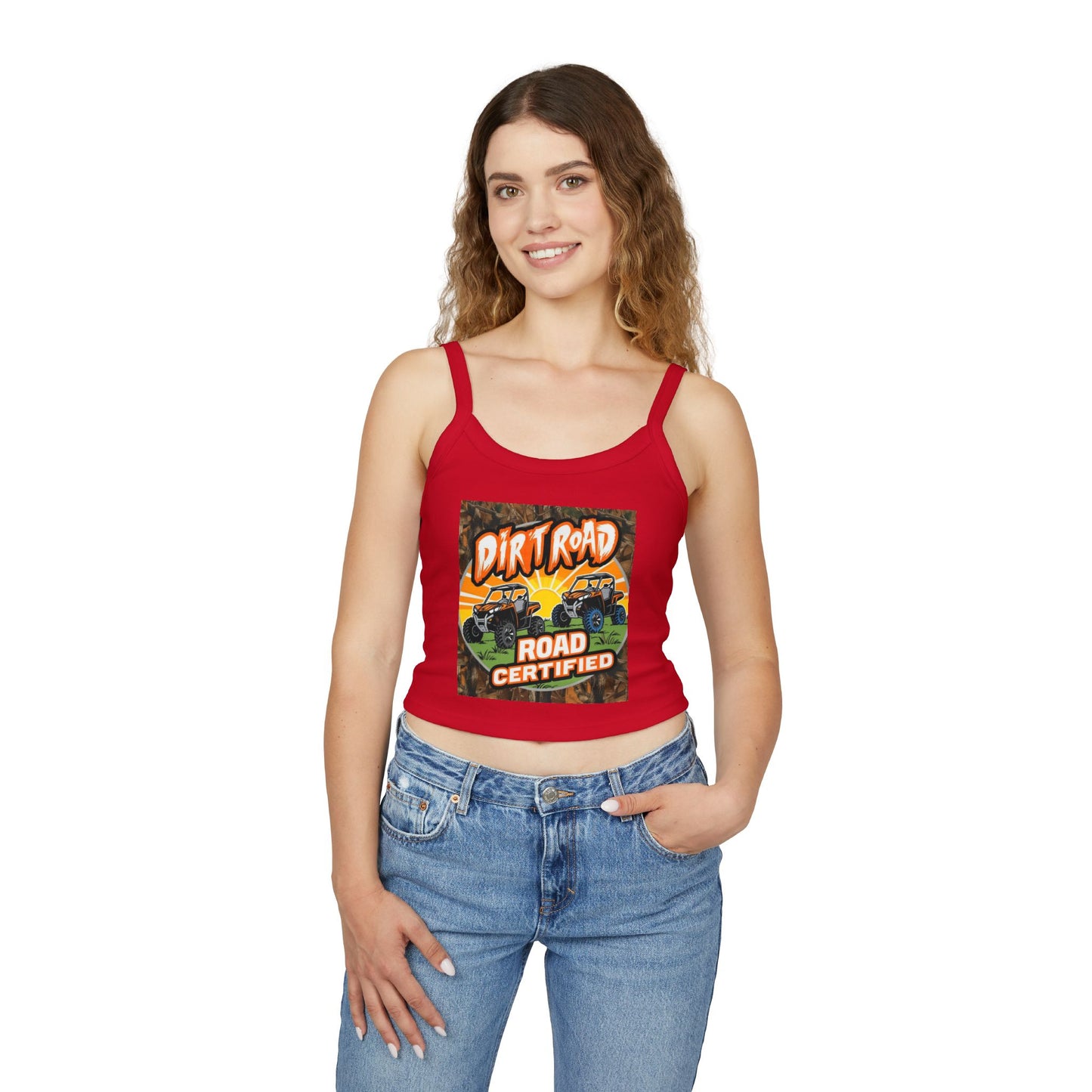 Dirt Road Certified Spaghetti Strap Tank Top