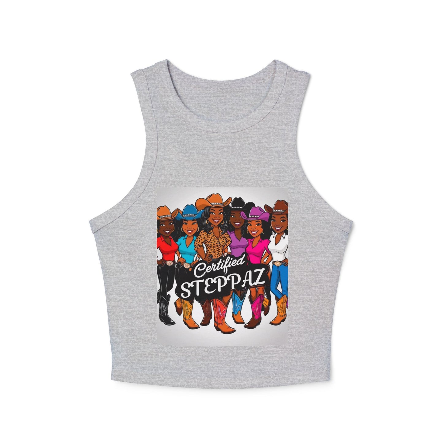 Certified Steppaz Micro Rib Racer Tank Top