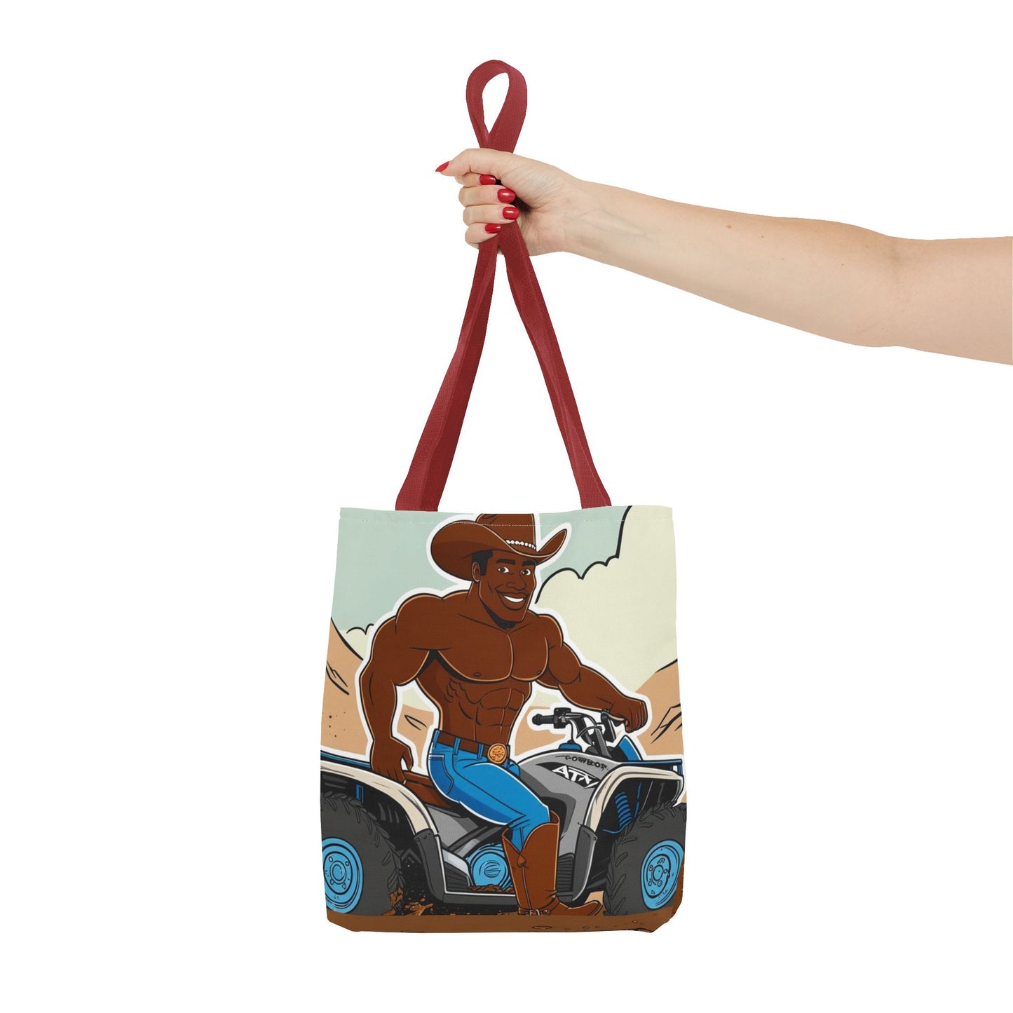 Big Cowboy Adventure Tote Bag