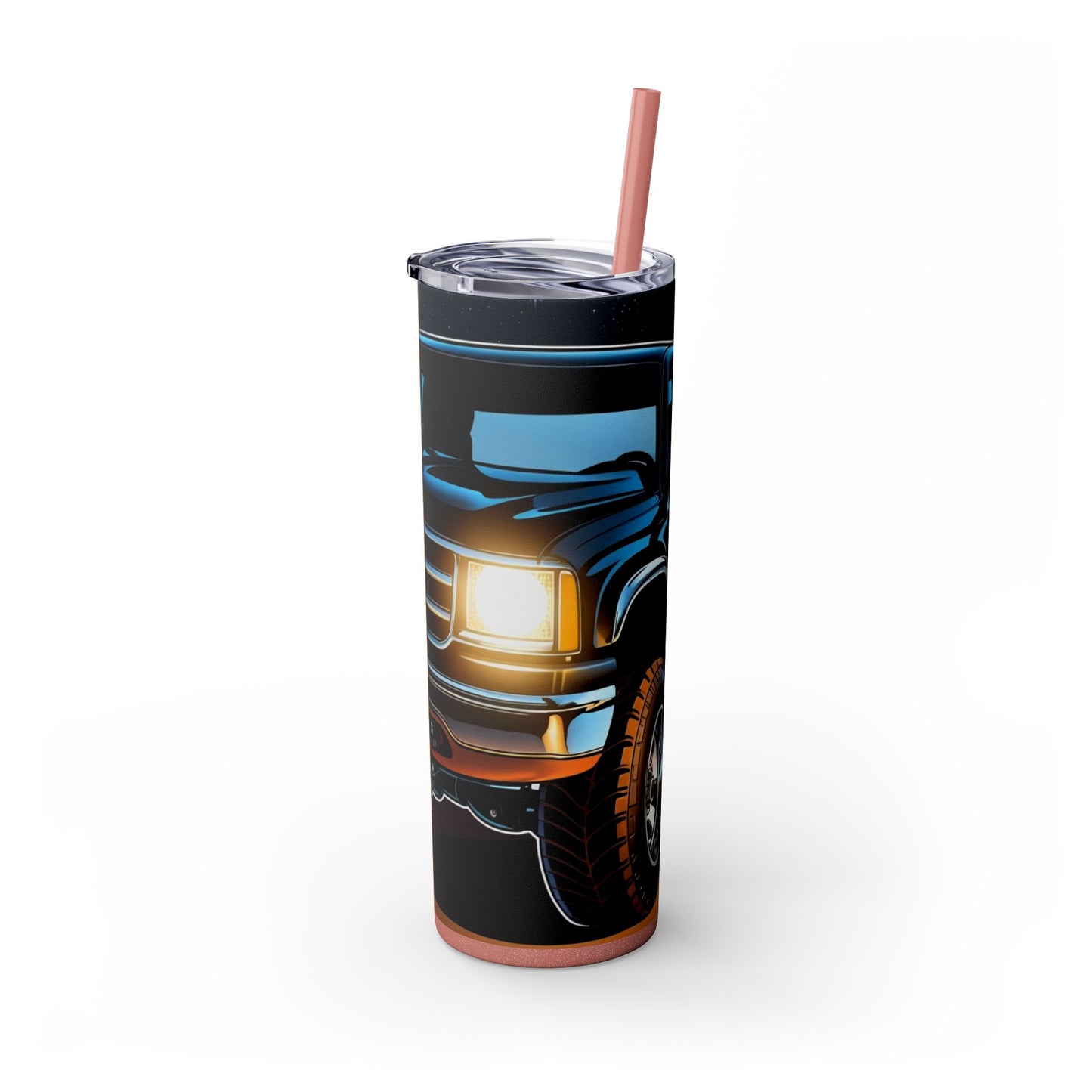 Don't Touch My Truck Skinny Tumbler with Straw, 20oz