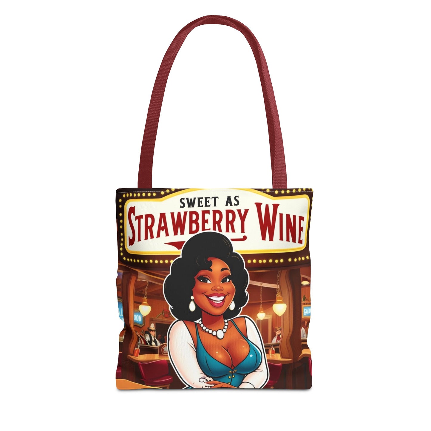 Sweet as Strawberry Wine Tote Bag