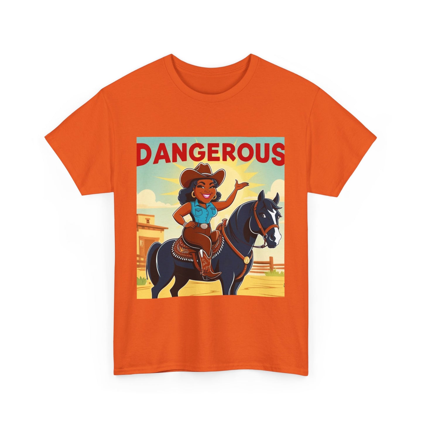 Dangerous Cowgirl Unisex Cotton Tee
