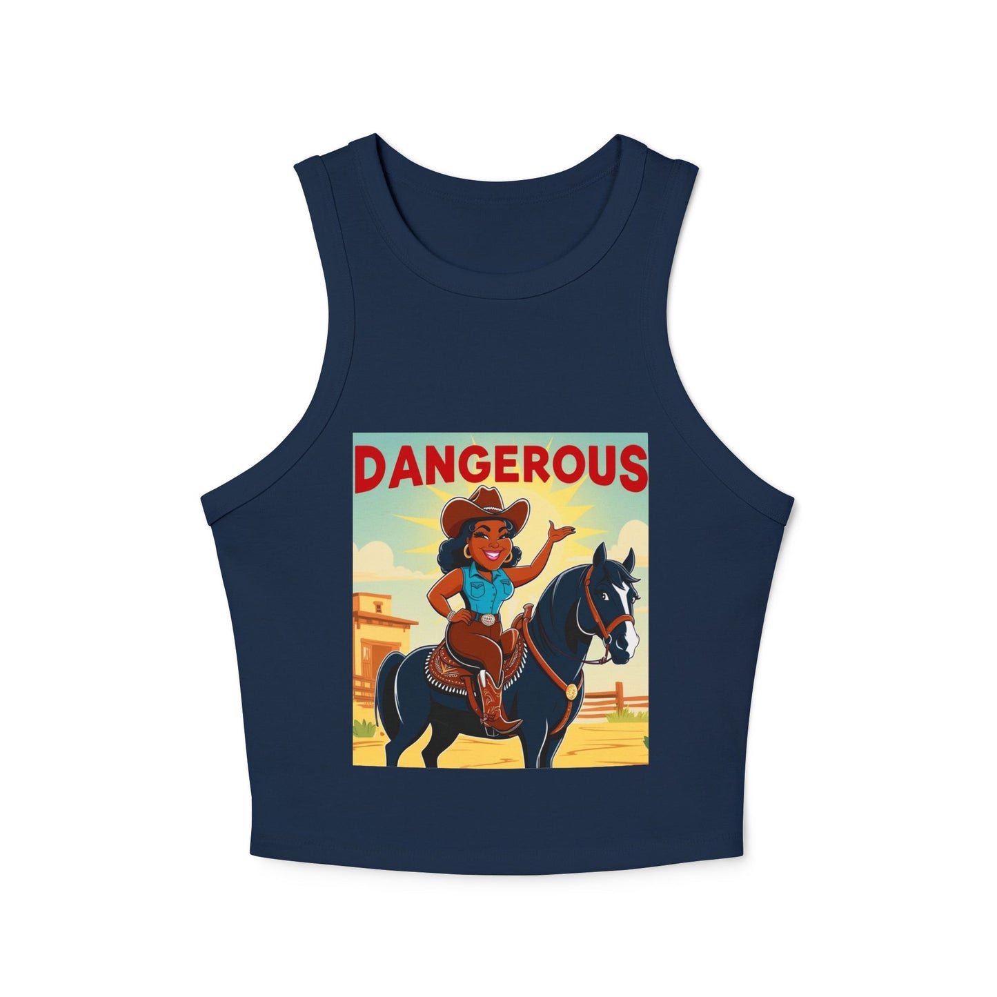 Dangerous Cowgirl Racer Tank Top