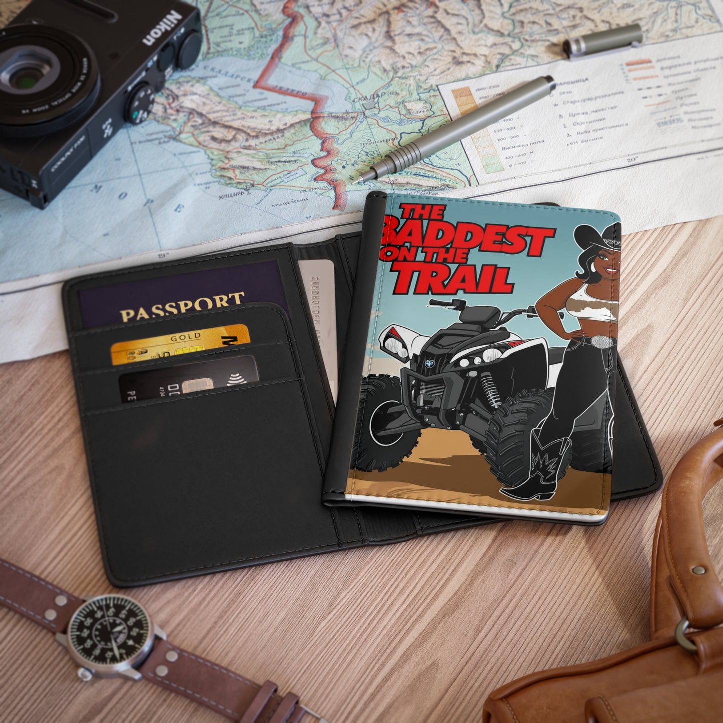 Baddest on the Trail Passport Cover