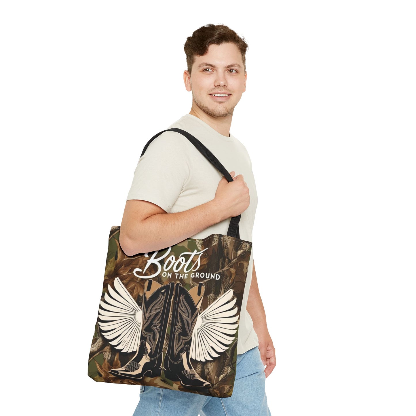 Boots On The Ground Tote Bag