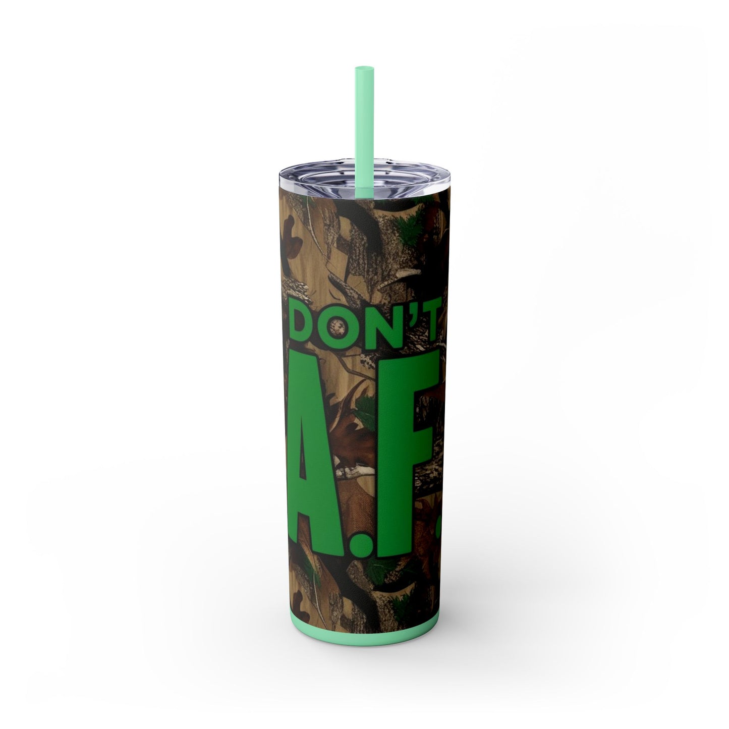 Don't F.A.F.O. Skinny Tumbler with Straw 20oz