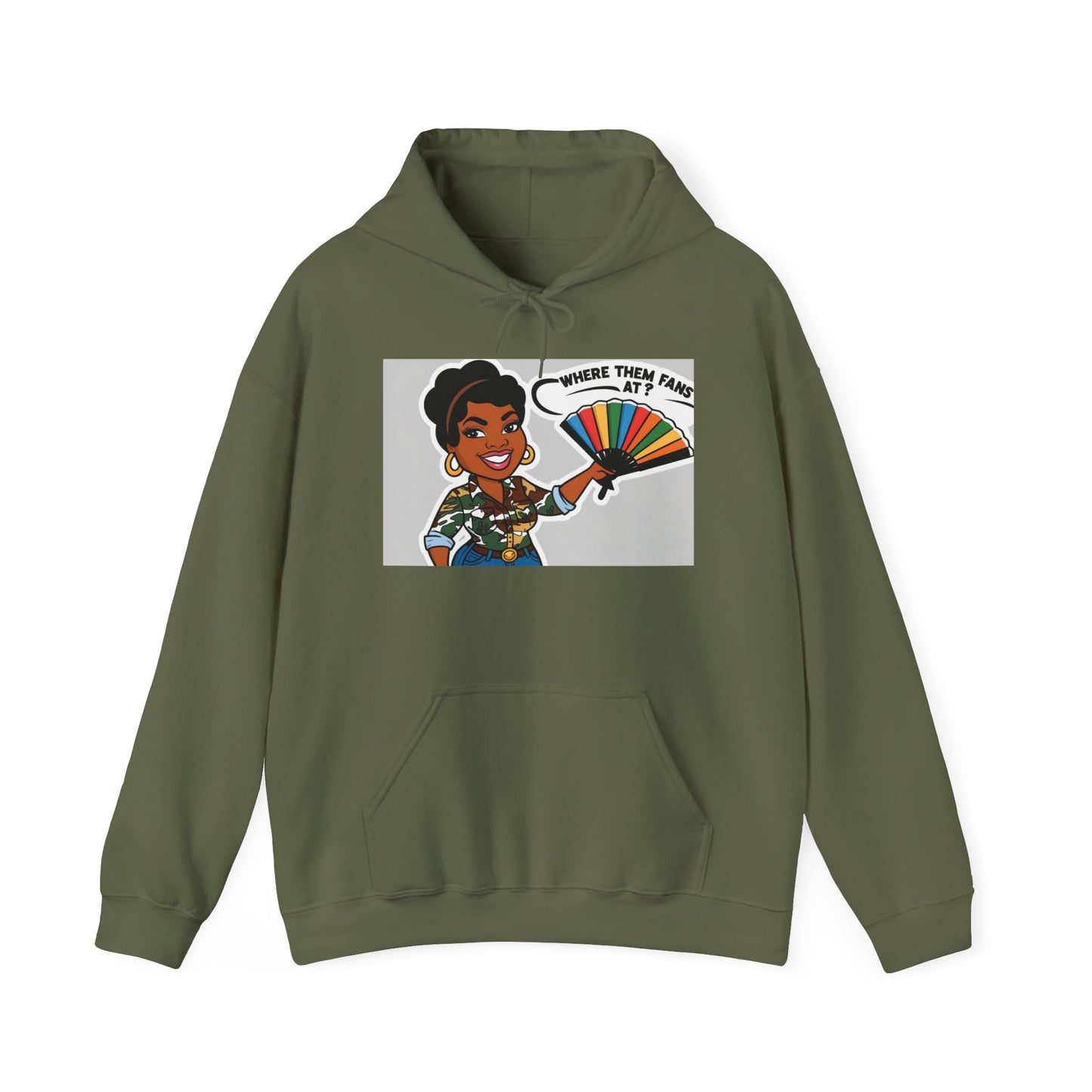 Where Them Fans At? Unisex Hoodie