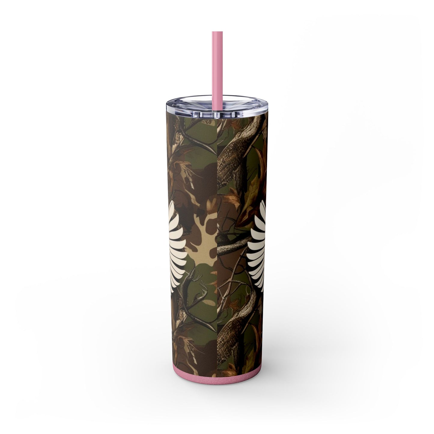 Boots On The Ground Skinny Tumbler with Straw, 20oz
