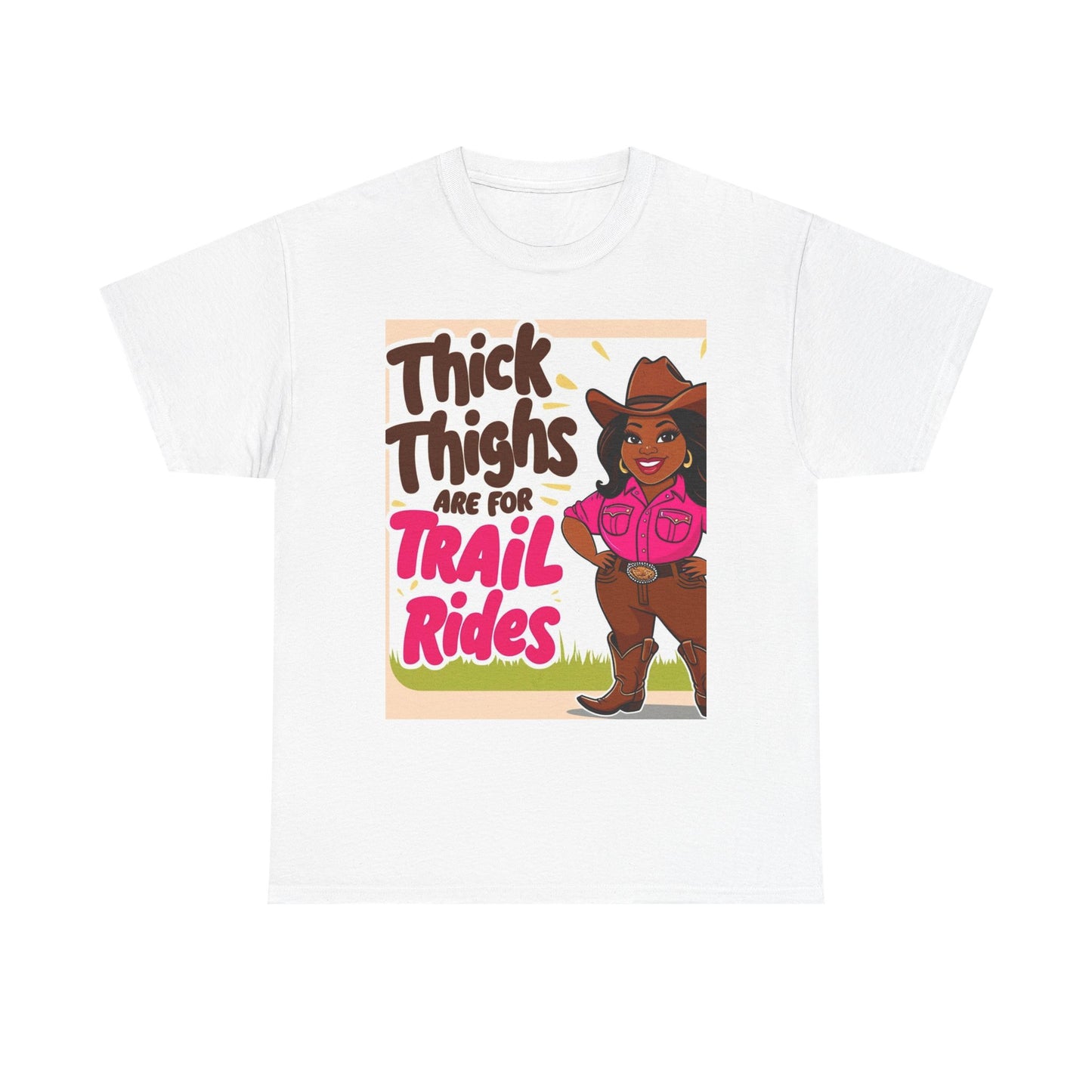 Bright Thick Thighs Unisex Cotton Tee